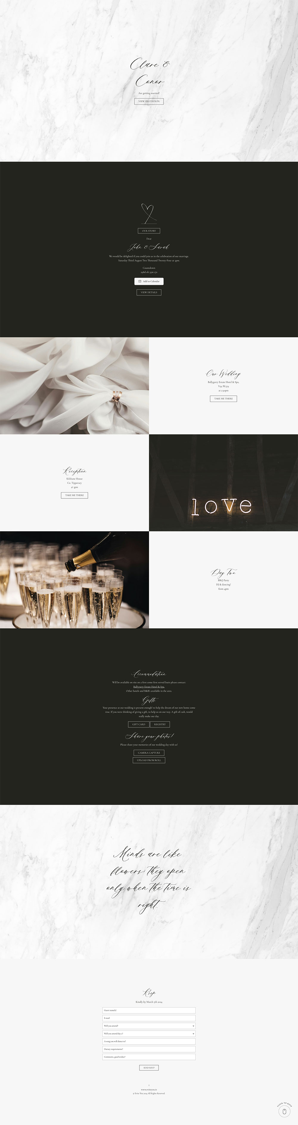Evite You Online Personalised Paperless Digital Whatsapp Wedding Invitations & Websites England, Scotland, Wales UK
