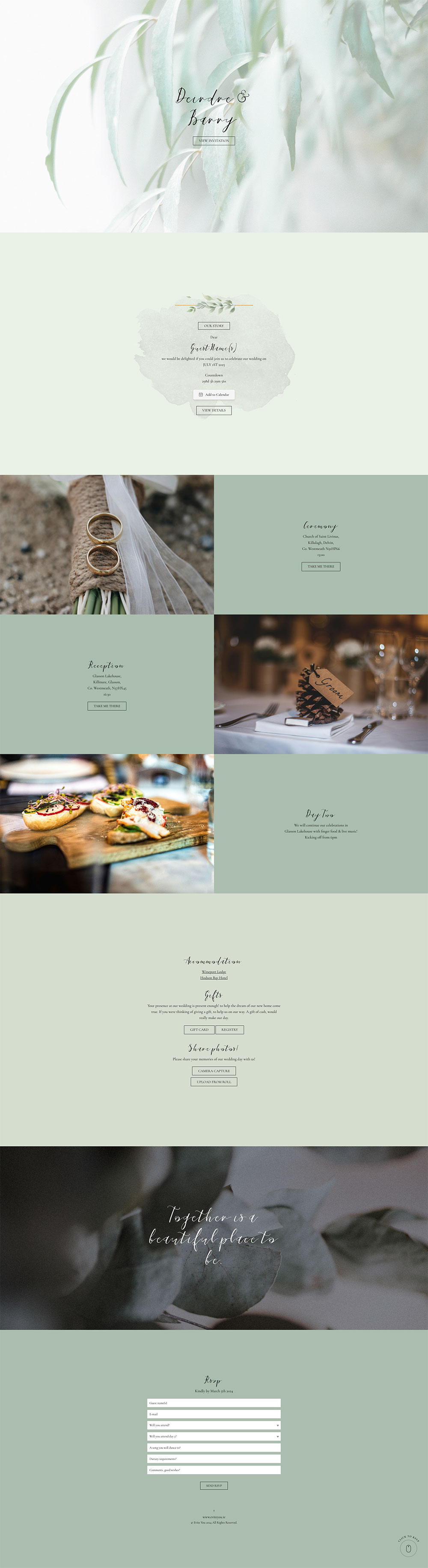 Evite You Online Personalised Paperless Digital Whatsapp Wedding Invitations & Websites England, Scotland, Wales UK